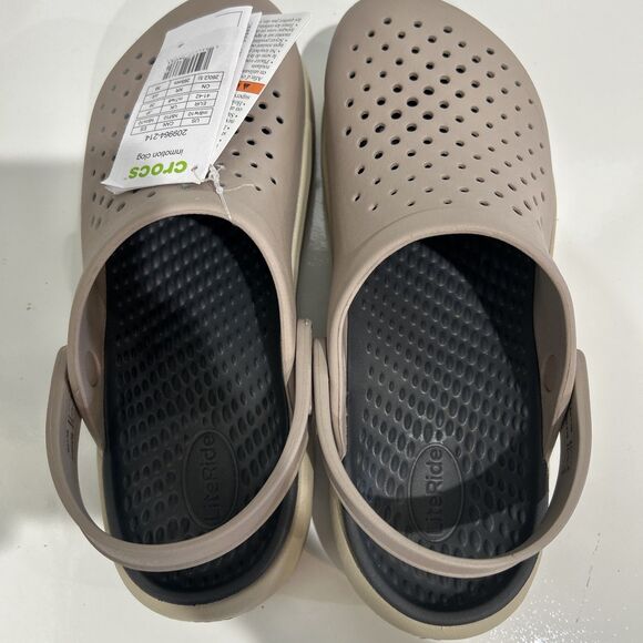 Crocs In Motion Lite Ride Clogs Slip On Shoes Taupe Men\'s 8 Women\'s 10 main image 7